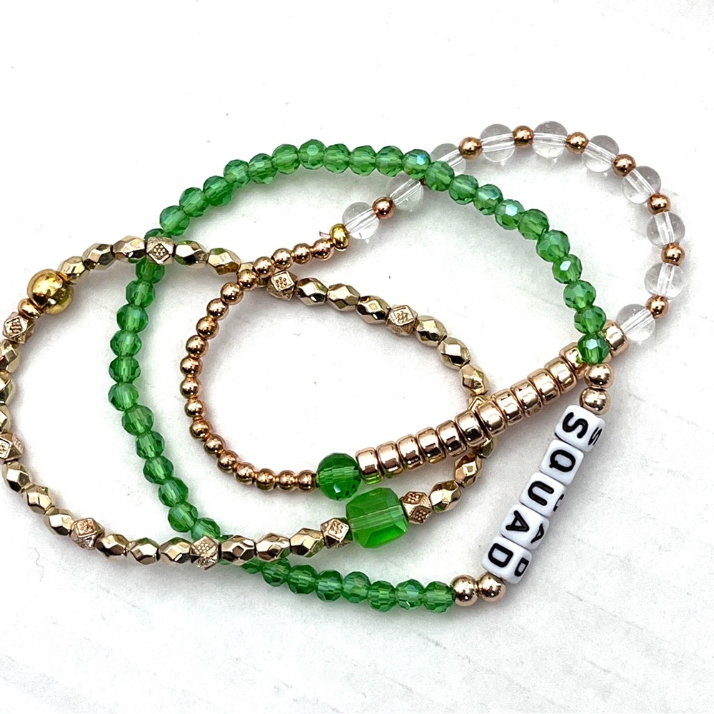 SQUAD Friendship Bracelet Stack